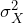 \sigma^2_{X}