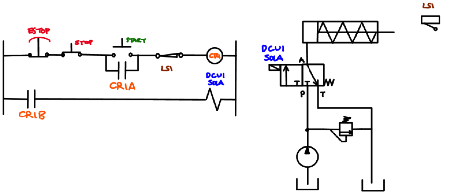 ladder logic program 2 solenoid