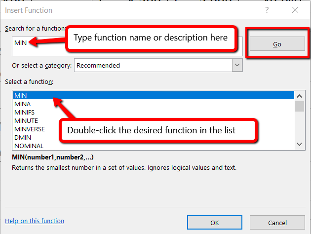 excel for mac minifs