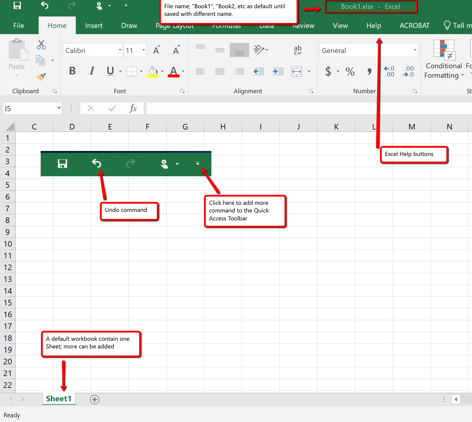 find quick access toolbar in excel for mac