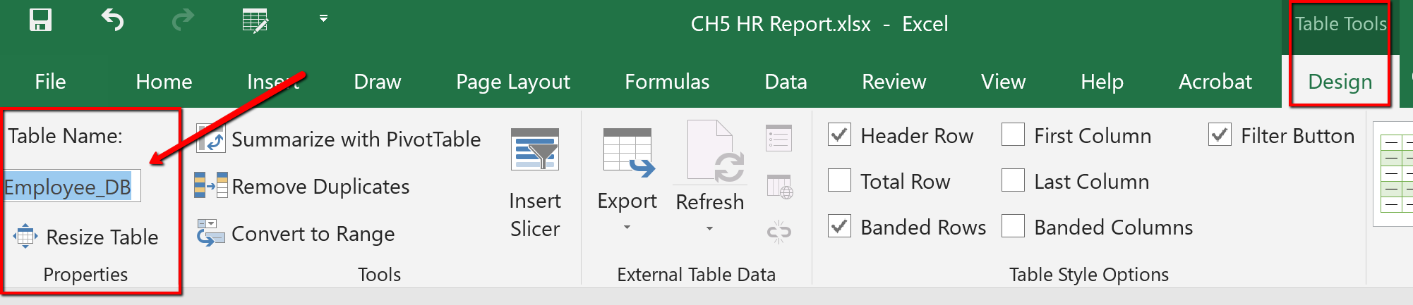 5 1 Table Basics Beginning Excel 19