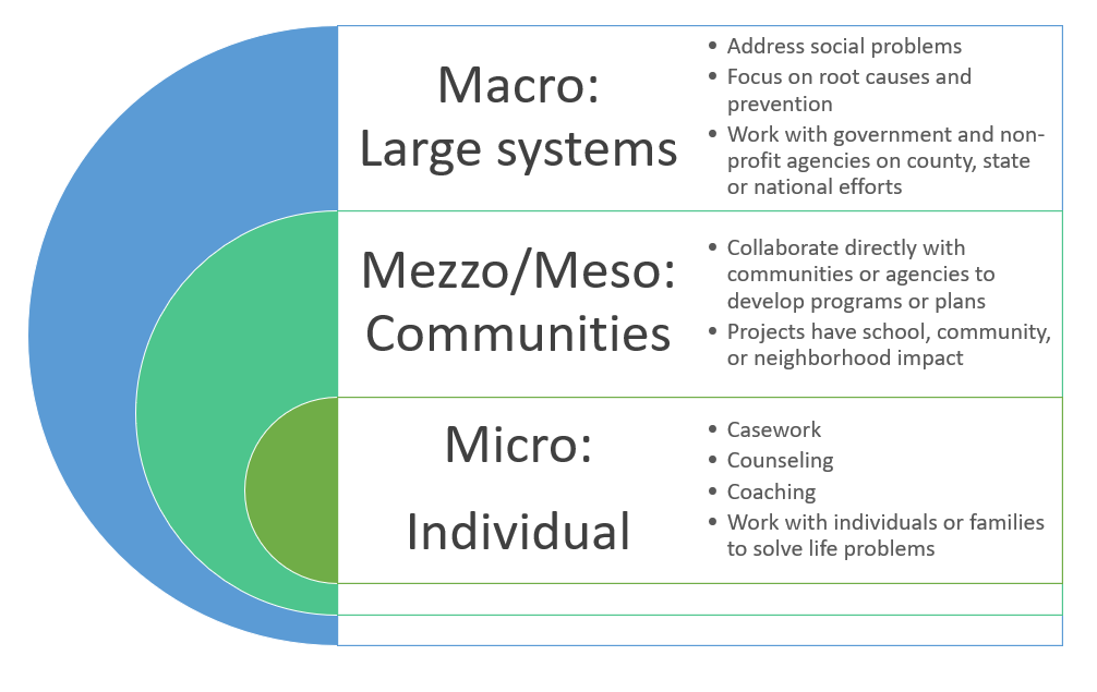 micro level social work examples