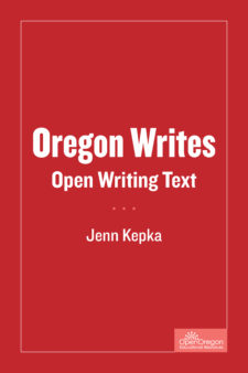 Oregon Writes Open Writing Text book cover