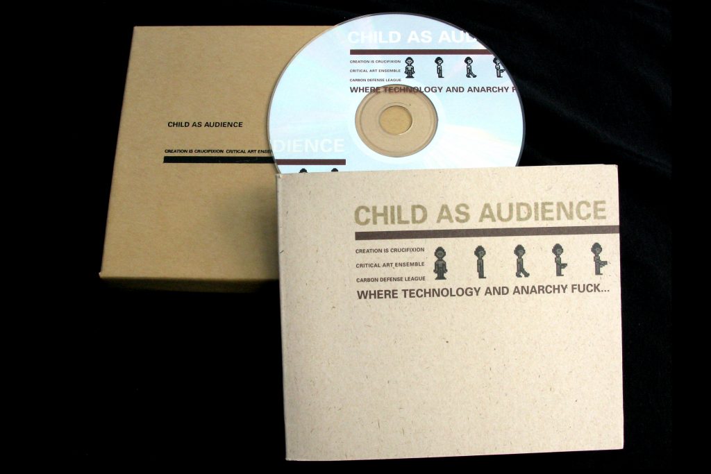 CD disc and brown sleeves that say Child as Audience.