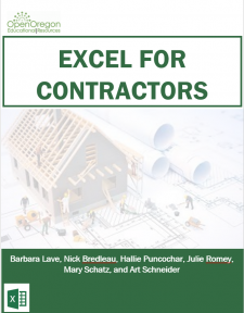 Excel for Contractors book cover