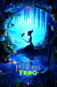 movie poster for The Princess and The Frog