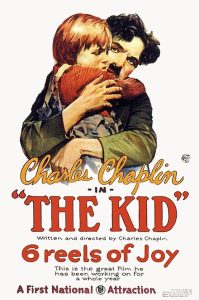 movie poster for Chaplin's The Kid