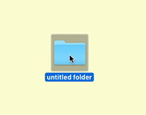 Step 1 create a new folder