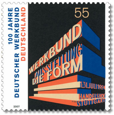 Jahre Deutscher Werkbund, stamp