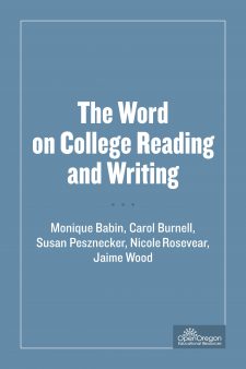 The Word on College Reading and Writing book cover
