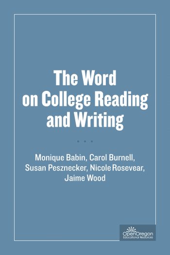 The Word on College Reading and Writing