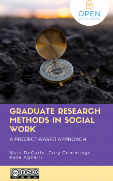 Graduate research methods in social work book cover