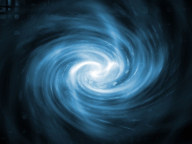 blue swirl vortex