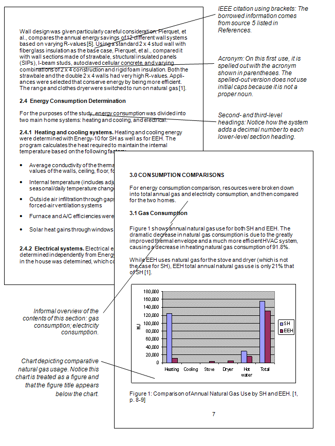 writing the body of a research report