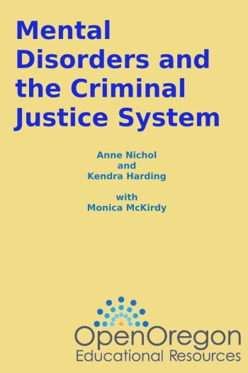 Cover image for Mental Disorders and the Criminal Justice System