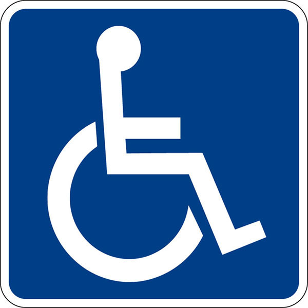The handicapped accessible sign
