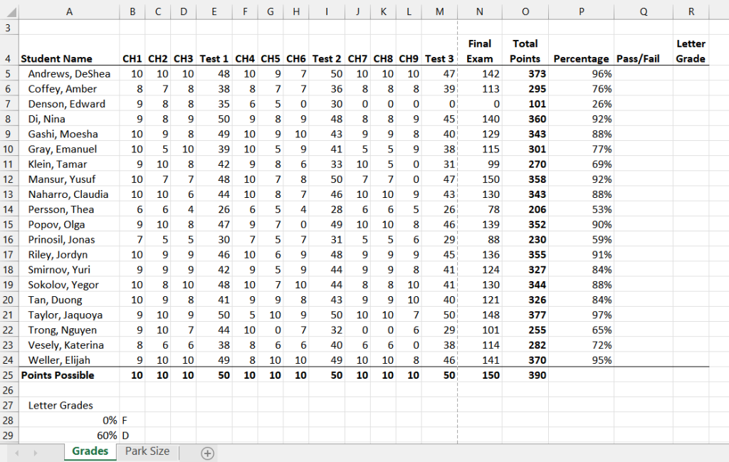 3.1 More on Formulas and Functions – Excel Fundamentals