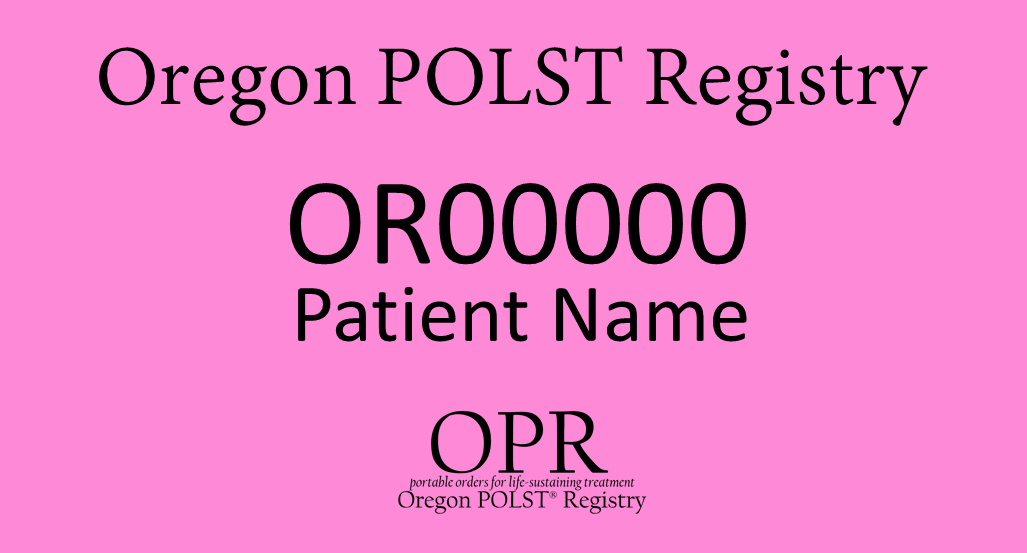 An image showing a POST registry number OR00000 and the words "Patient Name"