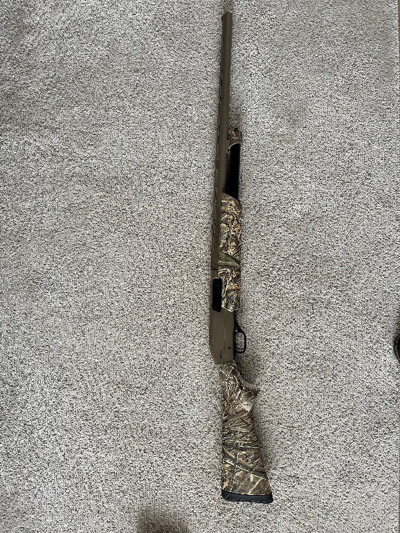 A hunting rifle.