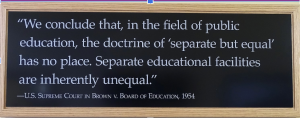 Quote on Segregation from Supreme Court decision