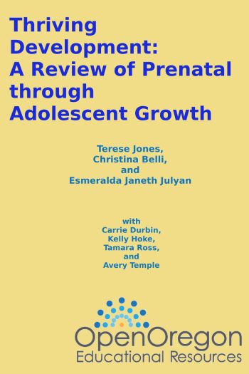 Cover image for Thriving Development: A Review of Prenatal through Adolescent Growth