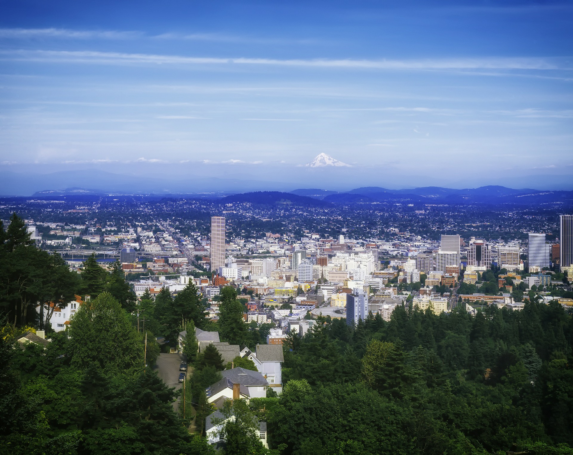 A view of Portland