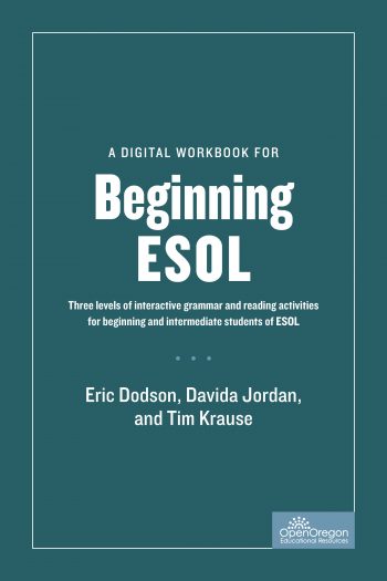 Cover image for A Digital Workbook for Beginning ESOL