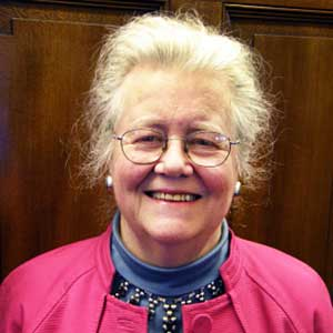 headshot of sociologist Peggy McIntosh