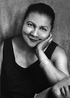 Headshot of bell hooks
