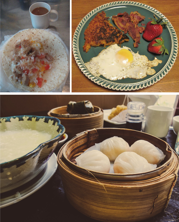 Breakfast foods from around the world