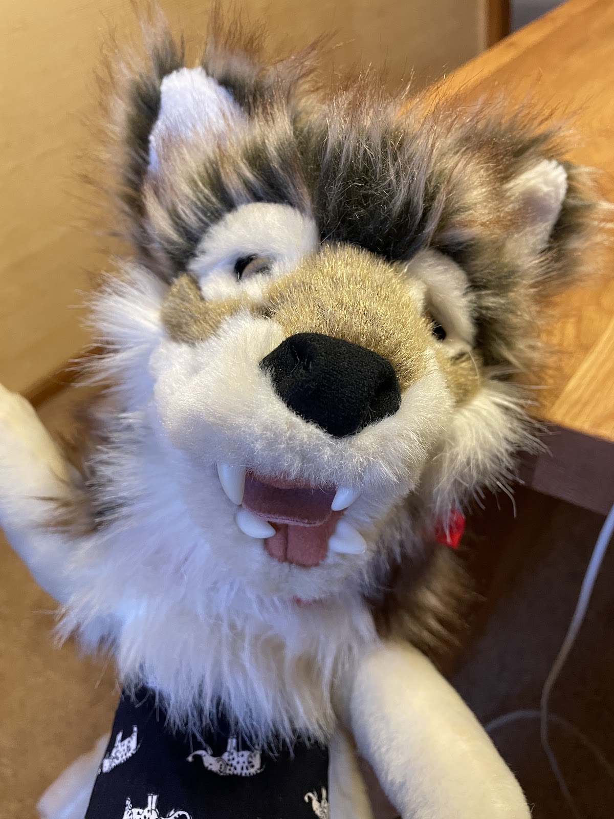 Wolfie the puppet