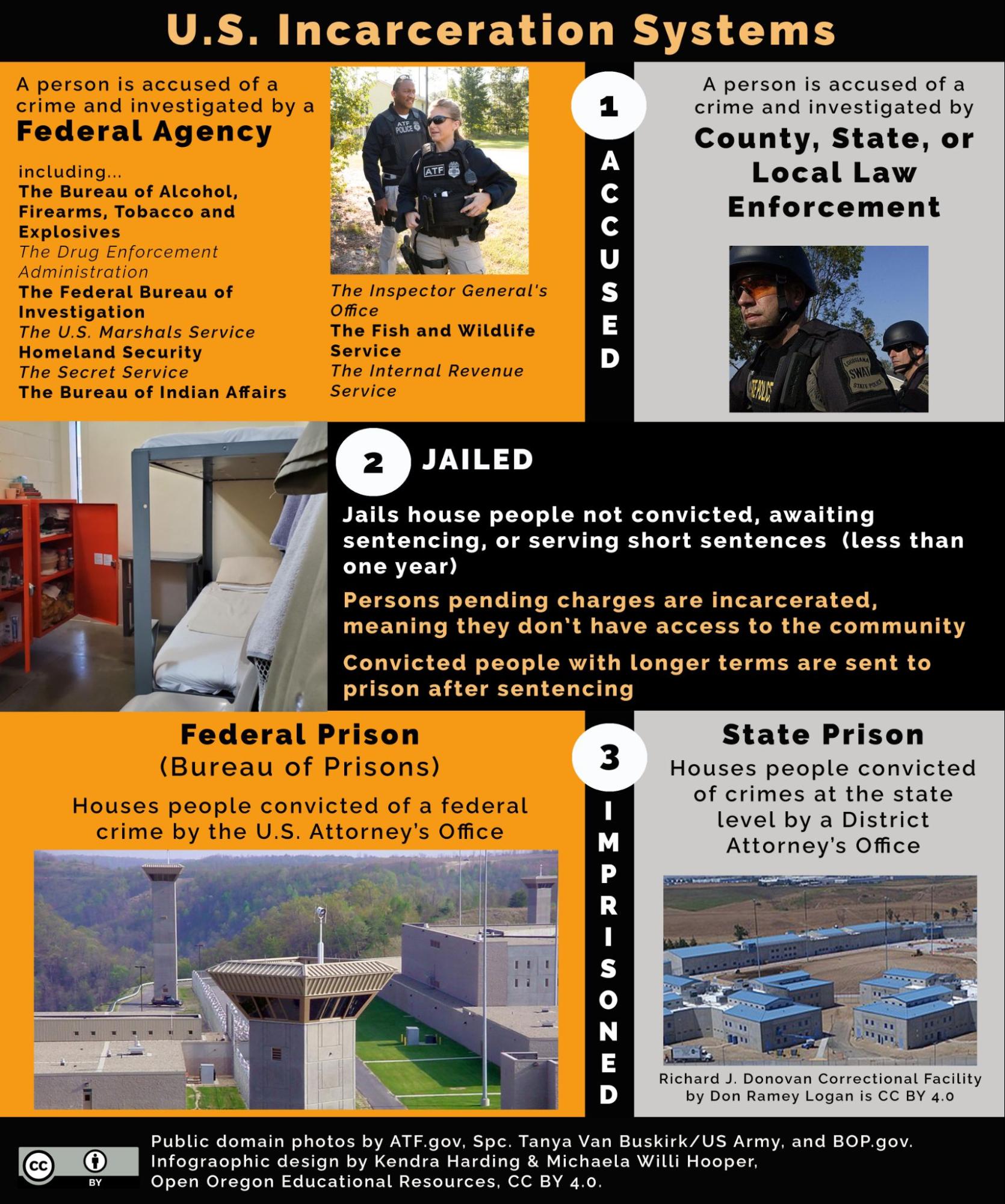 US Incarceration Systems. Long image description in document.