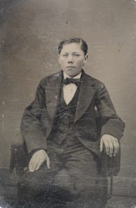 boy in suit, 1856-1900