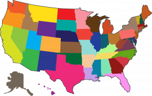 map of United States