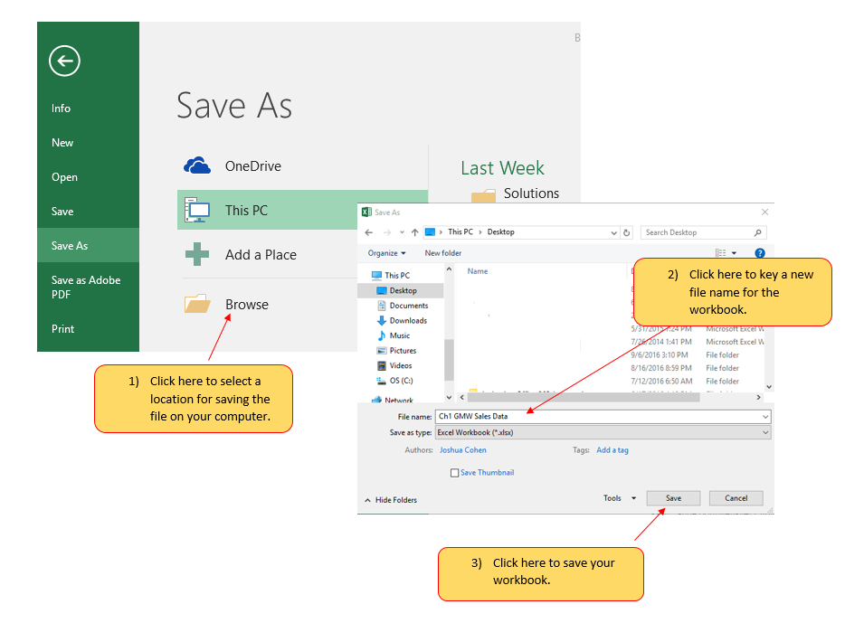 1 1 Overview Of Microsoft Excel Beginning Excel First Edition