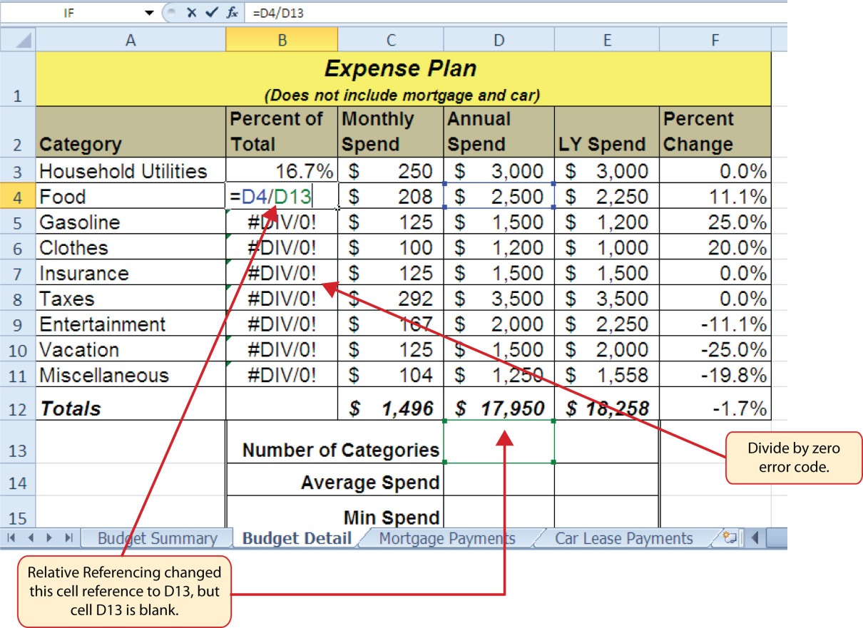 relative cell reference excel 2016 add