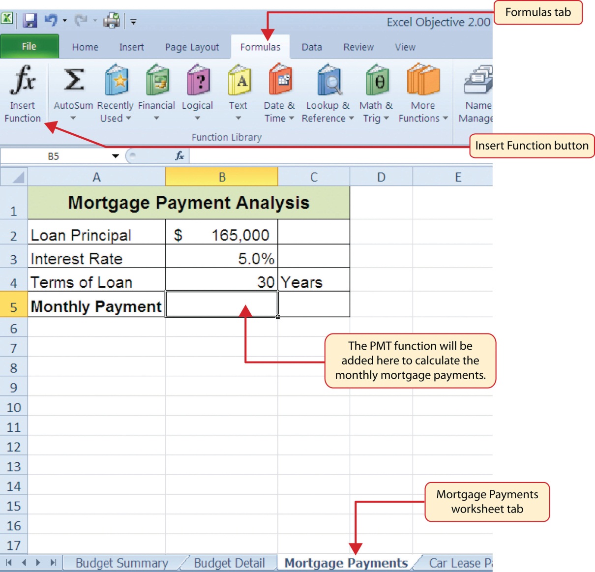 2 3 Functions For Personal Finance Beginning Excel First Edition