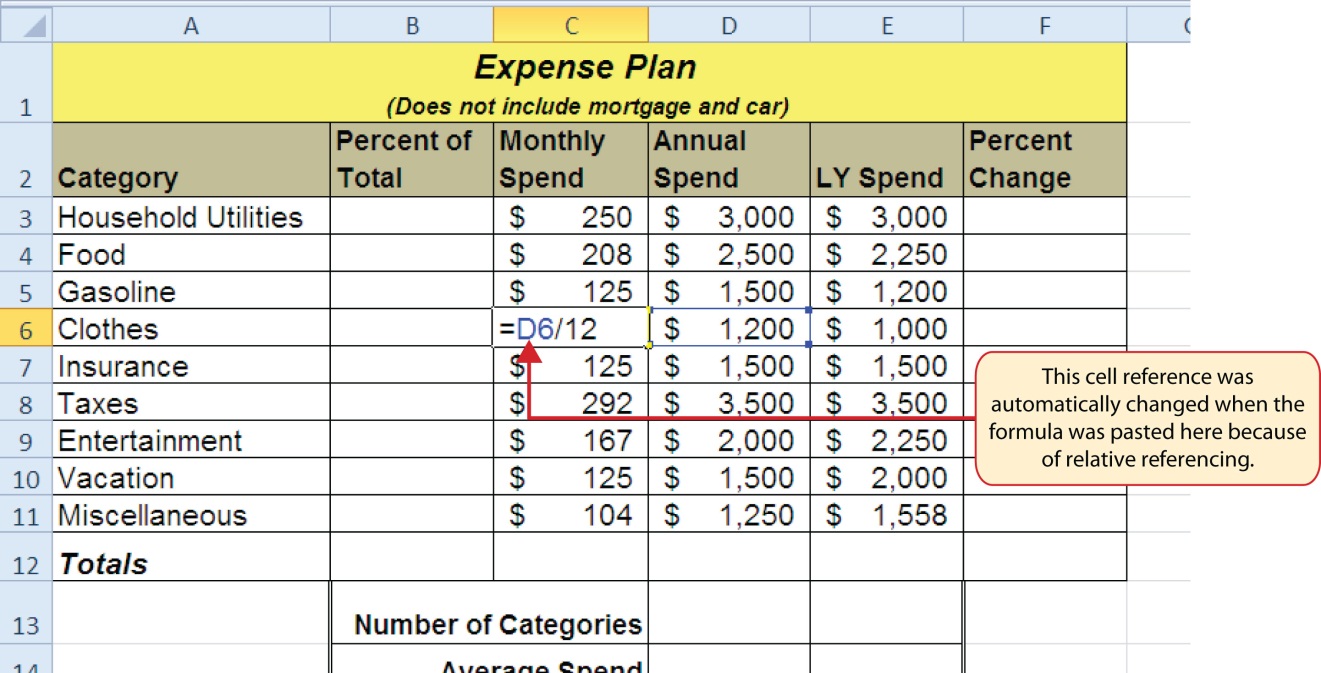 2 1 Formulas Beginning Excel First Edition