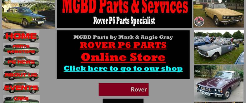 MGBD Parts &amp; Services homepage image