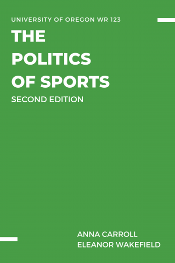 Cover image for The Politics of Sports