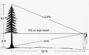 2.3 Using Percent Slope to Determine Tree Height – Forest Measurements