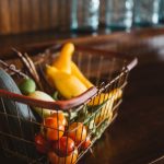 a basket of vegetables